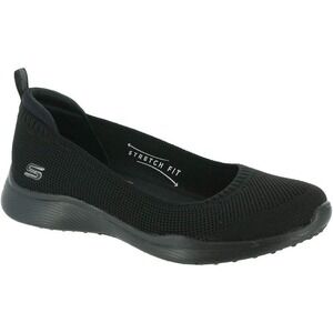 Skechers Microburst 2.0 Be Nice Black Stretch Fit Memory Foam Comfort Shoes 8.5